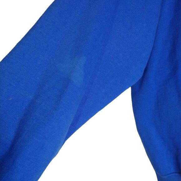 VTG 80s Alaska “Sumbitchen Weather” Sweatshirt XL Blue Polar Bear Single Stitch - Picture 4 of 10